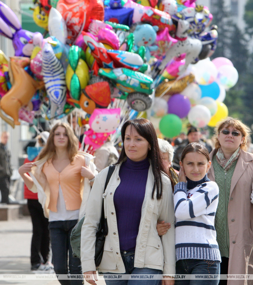 Во время празднования Дня города в Минске. Фото из архива