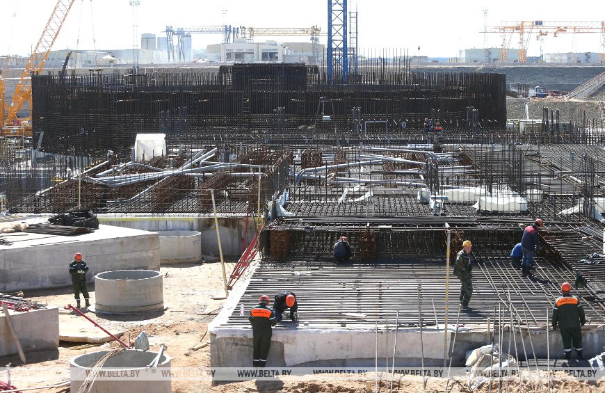 Строительство БелАЭС, 2014 год Строительство БелАЭС, 2014 год