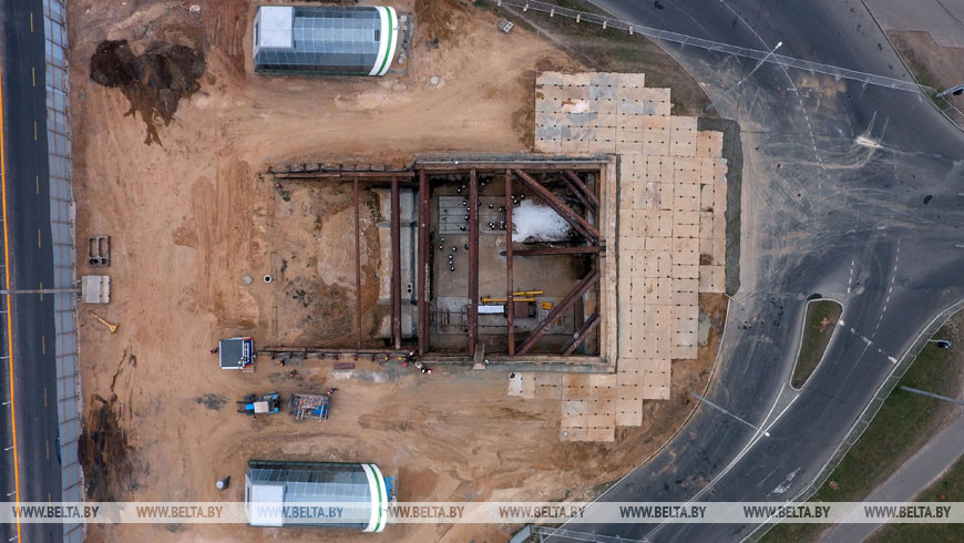 Проходка первого тоннеля между станциями метро "Вокзальная" и "Ковальская Слобода" завершена, апрель 2019 года