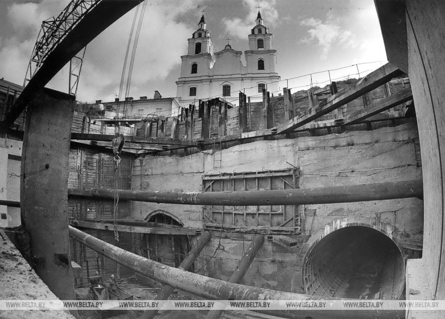 Строительство станции "Немига"