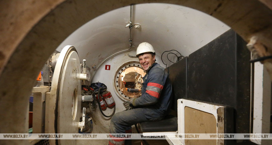 Механизированный тоннелепроходческий комплекс "Алеся", октябрь 2018 года