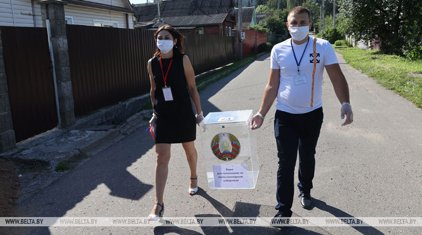 Голосование на дому в Витебске