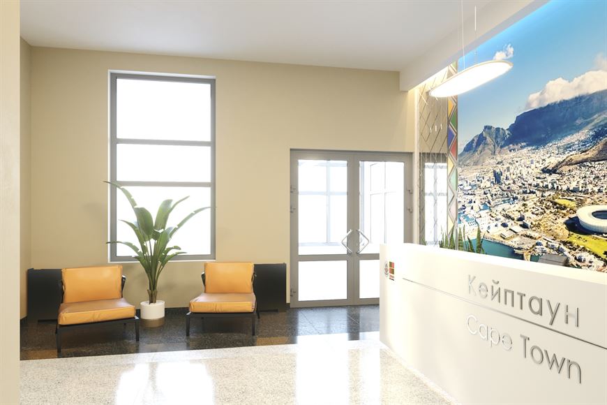 Дизайнерское лобби, как в пятизвездочном отеле!