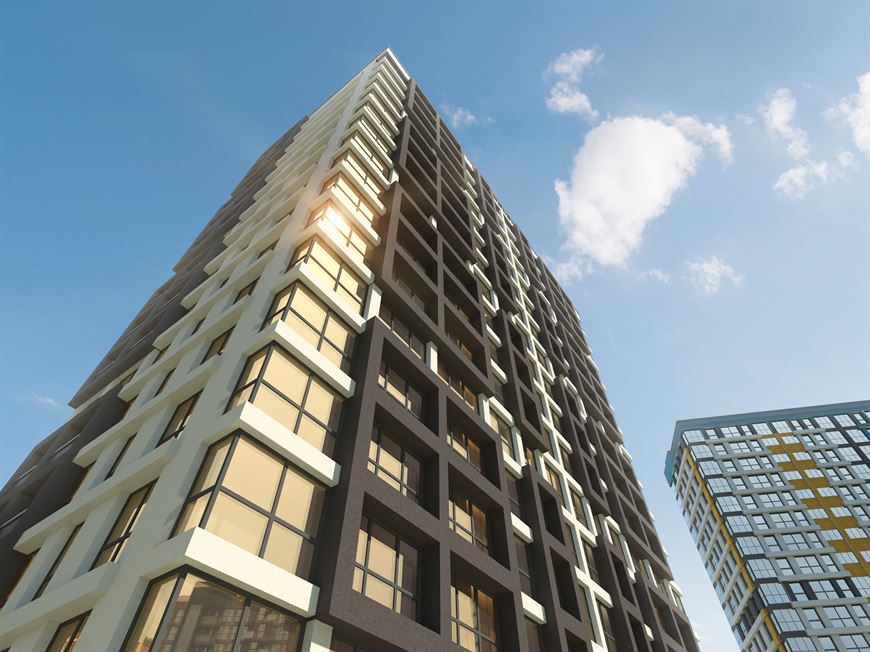 Во всех квартирах предусмотрены французские окна и остекленные лоджии