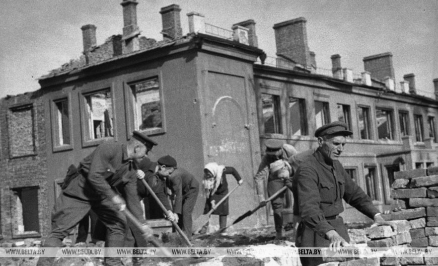 Восстановление Бобруйска, август 1944 года