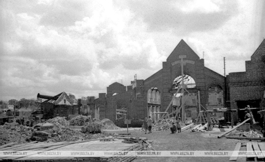 Восстановление станкостроительного завода имени Кирова в Гомеле, 1944 год