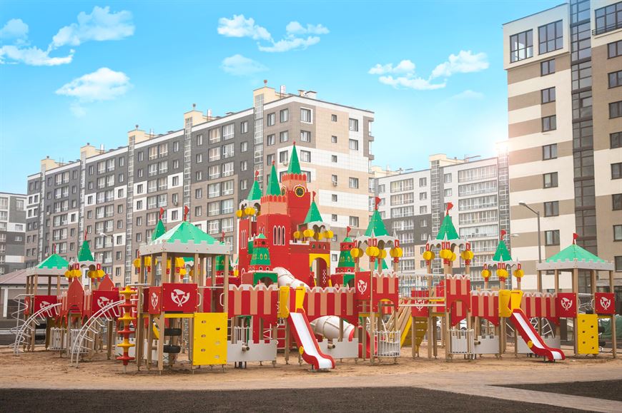 Детская площадка в комплексе "Маяк Минска"