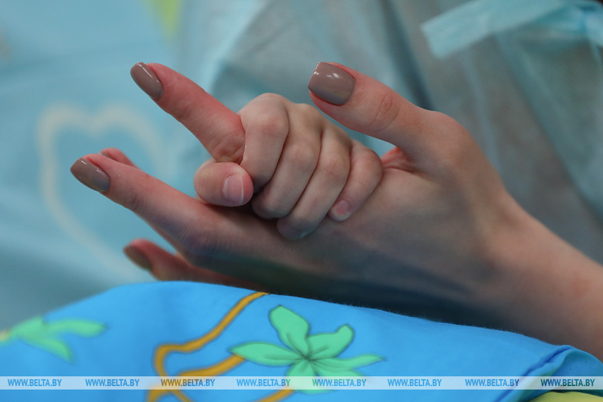 В палате у больного ребенка