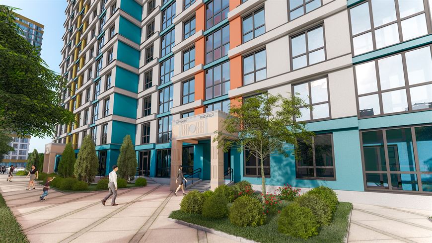 В каждом квартале на первых этажах домов есть площади под открытие кафе и ресторанов, магазинов и аптек, офисов туристических компаний и салонов красоты