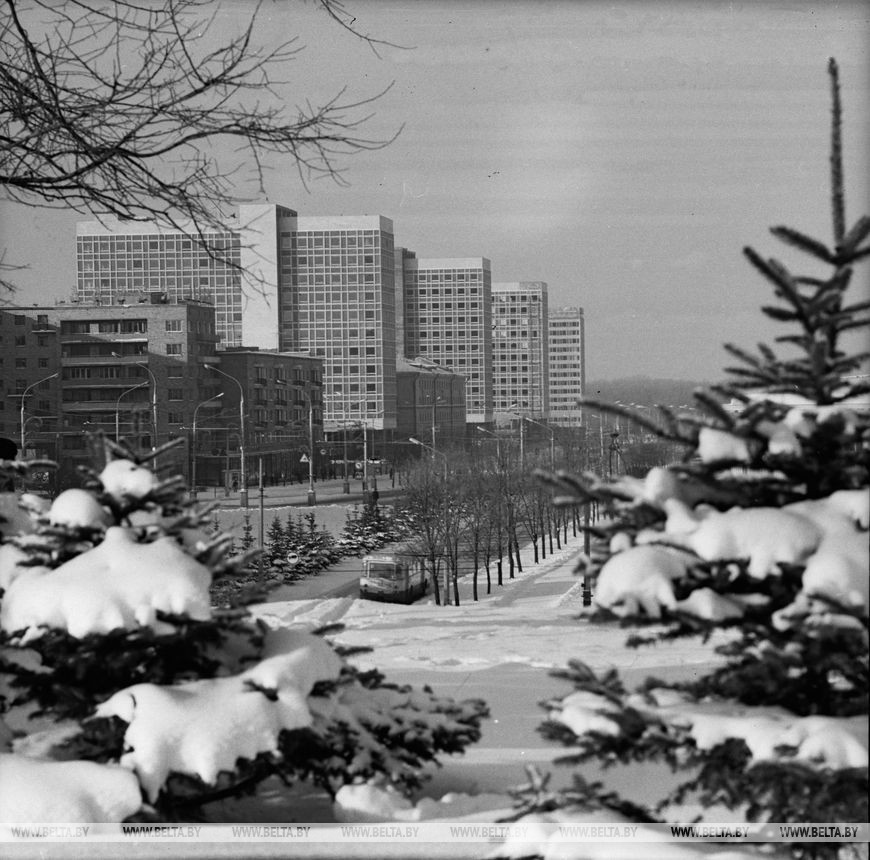 Минск. Парковая магистраль, 1976 г.