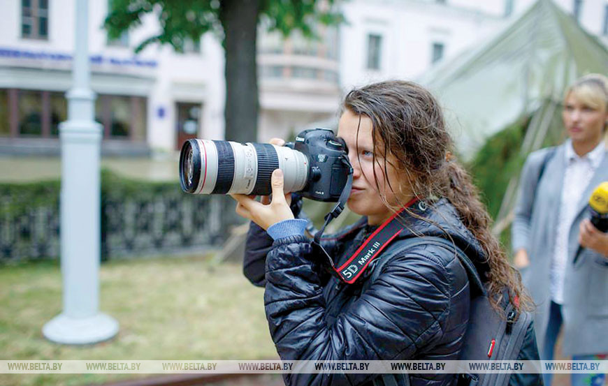 Фотокорреспондент БЕЛТА Оксана Манчук