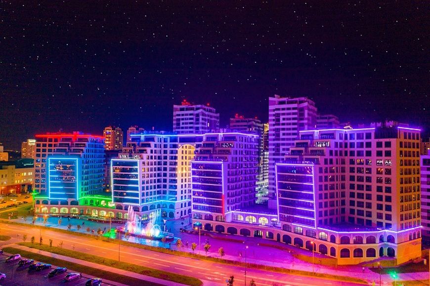 <i>Многофункциональный комплекс "Маяк Минска" проектировался по принципу "города в городе"</i>