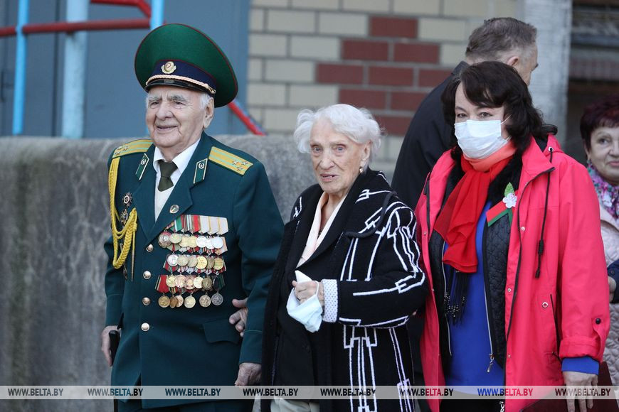 Ветеран Великой Отечественной войны Григорий Обелевский с женой Музой Аркадьевной