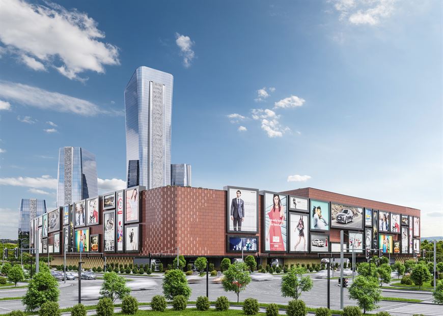 Строится крупнейший в стране торгово-развлекательный центр Mara Mall