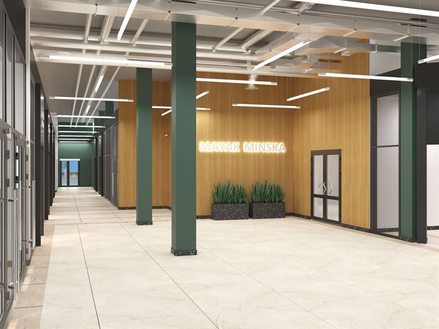 Паркинг около комплекса "Маяк Минска" на улице Скорины, возле Дома милосердия