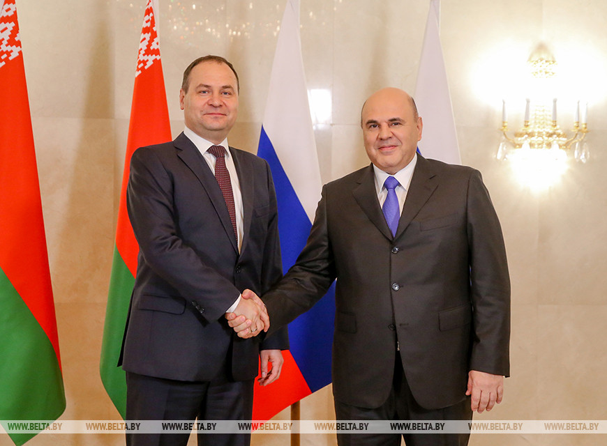 Роман Головченко и Михаил Мишустин