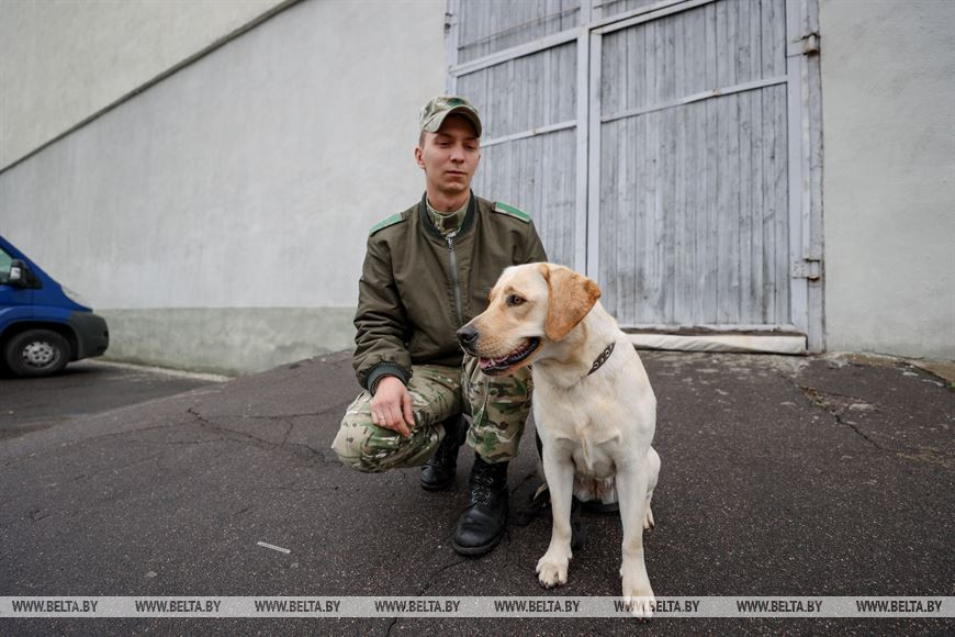Роман Янович с собакой Джессикой Роман Янович с собакой Джессикой
