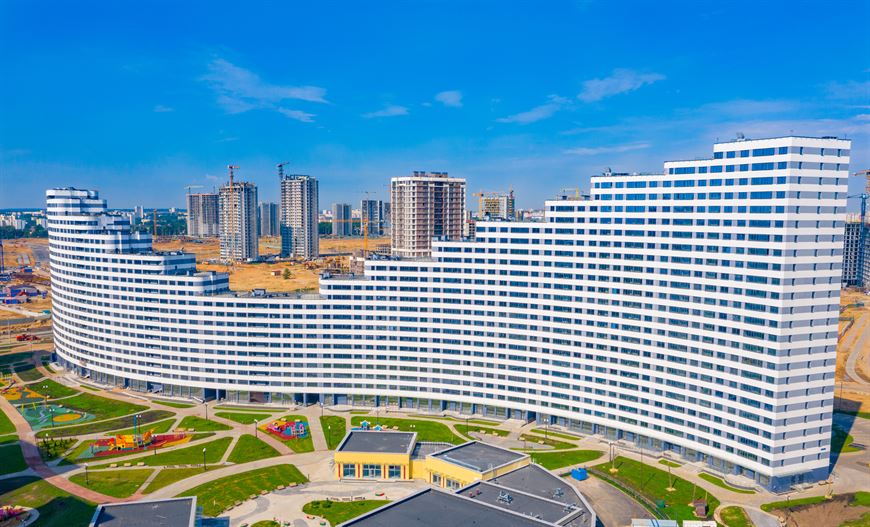 В доме "Эмиратс Волна" весь первый этаж – помещения для развития бизнеса В доме "Эмиратс Волна" весь первый этаж – помещения для развития бизнеса