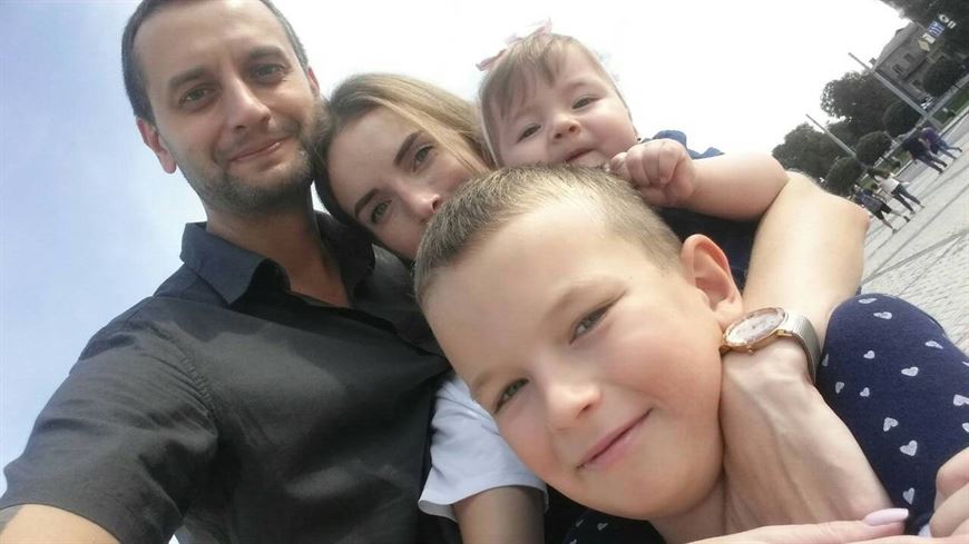 Александра Богданова с семьей Александра Богданова с семьей