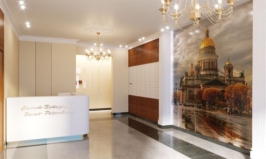 Лобби дома "Санкт-Петербург" Лобби дома "Санкт-Петербург"