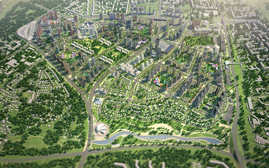 "Минск Мир" — это строительная площадка размером более 340 га! "Минск Мир" — это строительная площадка размером более 340 га!