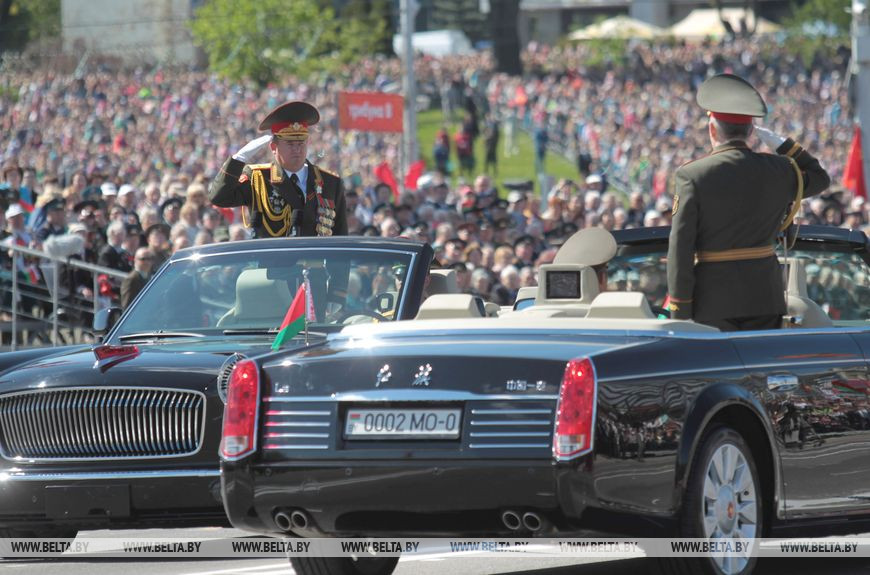 Военный парад в честь 70-летия Победы прошел в Минске