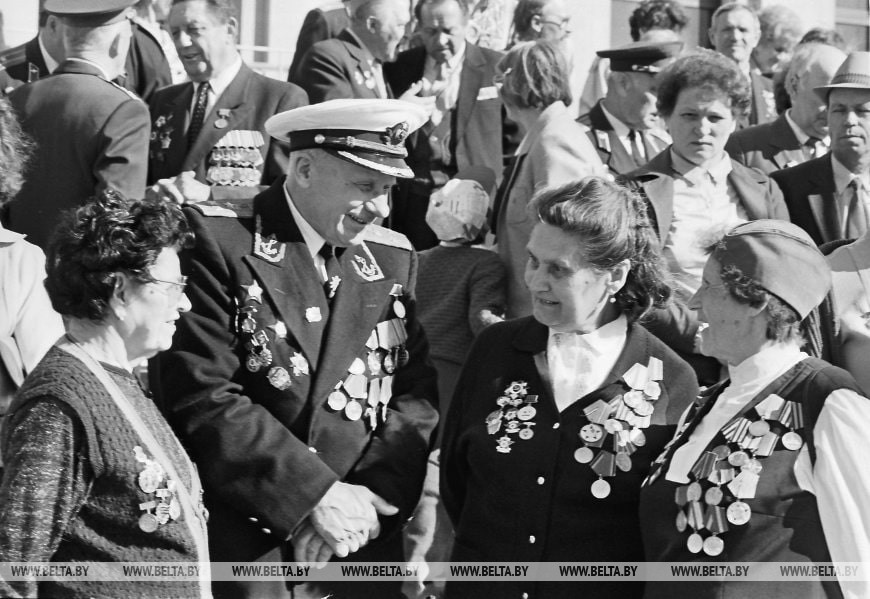 Празднование 45-летия Победы в Минске, 9 мая 1990 года