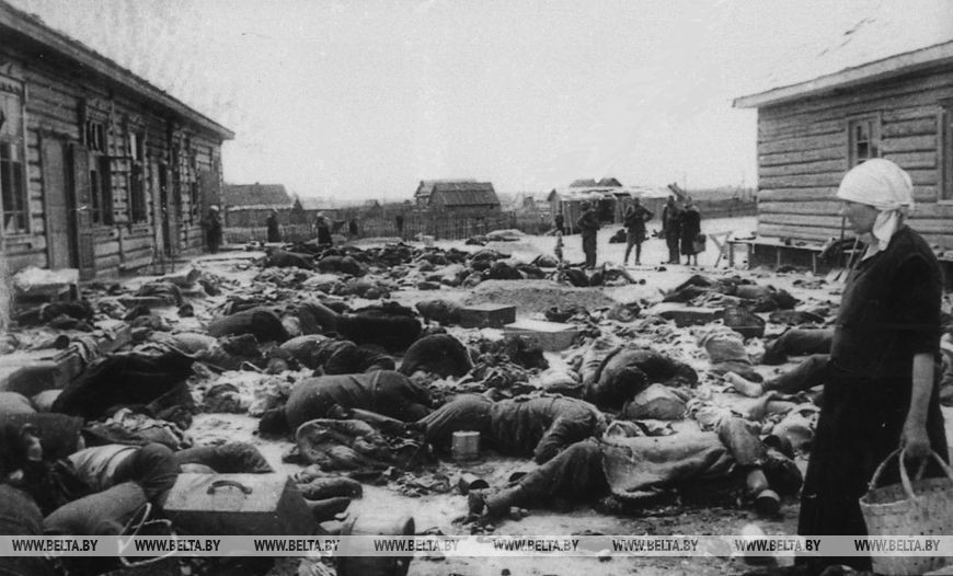 Перед отступлением фашисты расстреляли сотни ни в чем не повинных людей, 1944 год