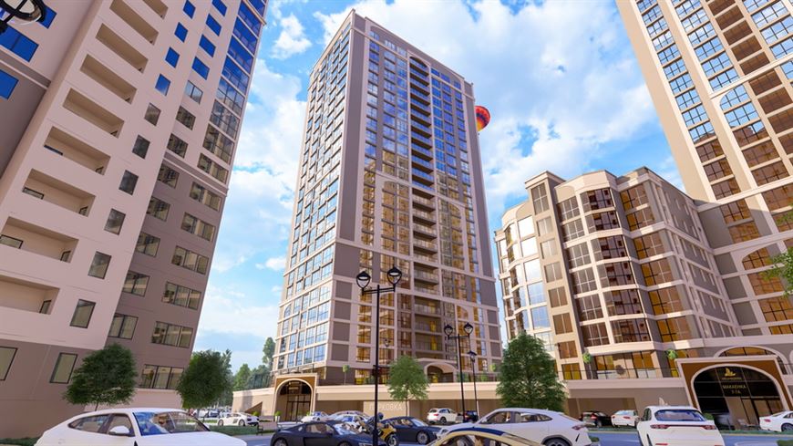 Дома №5 и №6 – двухсекционные, переменной этажности Дома №5 и №6 – двухсекционные, переменной этажности