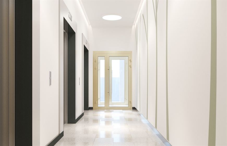 В каждом из домов – по 4 лифта OTIS В каждом из домов – по 4 лифта OTIS