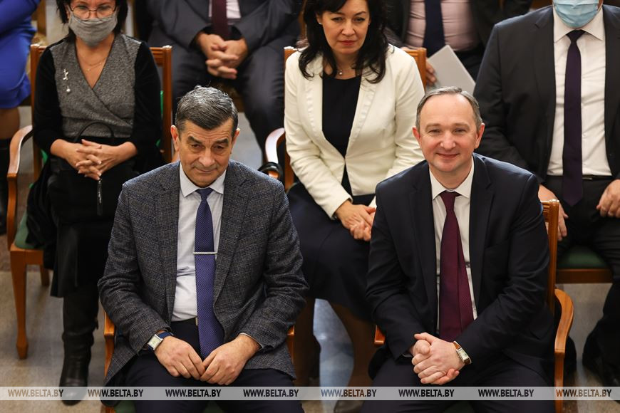 Первый проректор БНТУ Георгий Вершина и ректор БНТУ Сергей Харитончик Первый проректор БНТУ Георгий Вершина и ректор БНТУ Сергей Харитончик