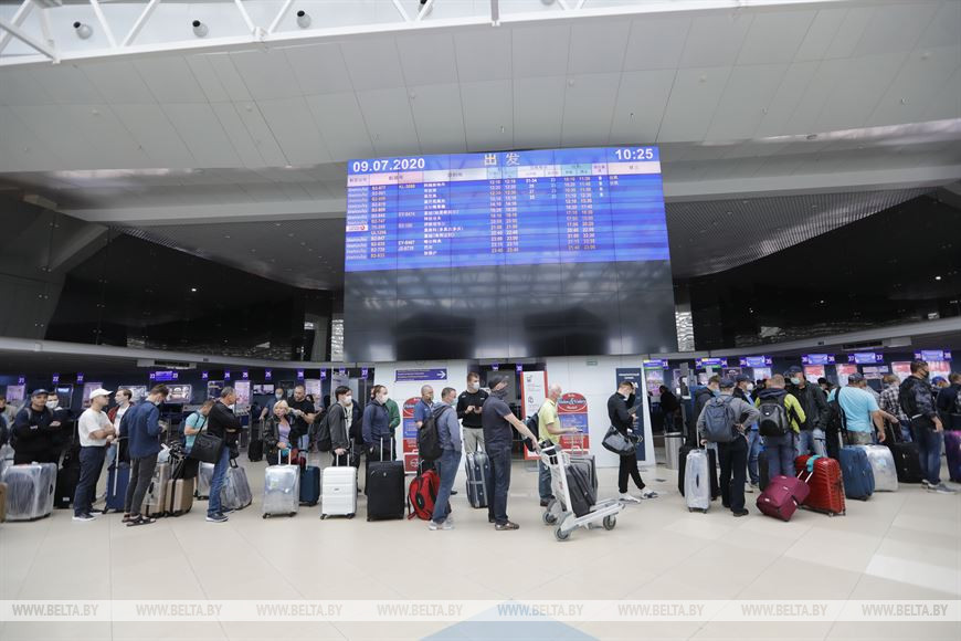 В Национальном аэропорту Минск В Национальном аэропорту Минск