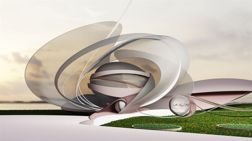 Фасад здания виртуального Музея матери