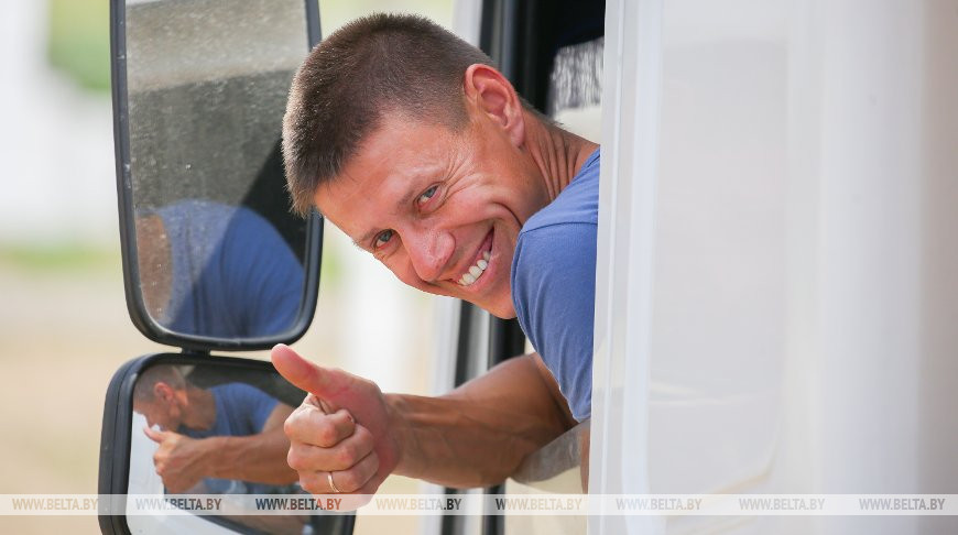 Водитель ОАО "Матеевичи" Жабинковского района Виктор Васильчик, июль 2020 года