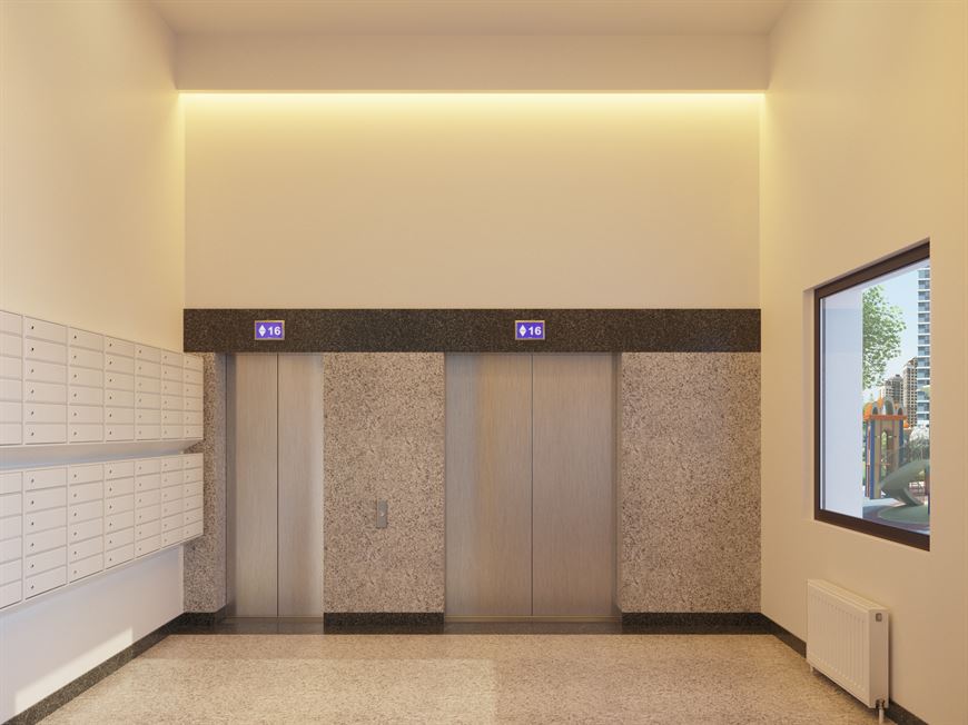 Во всех домах устанавливаются скоростные бесшумные лифты OTIS