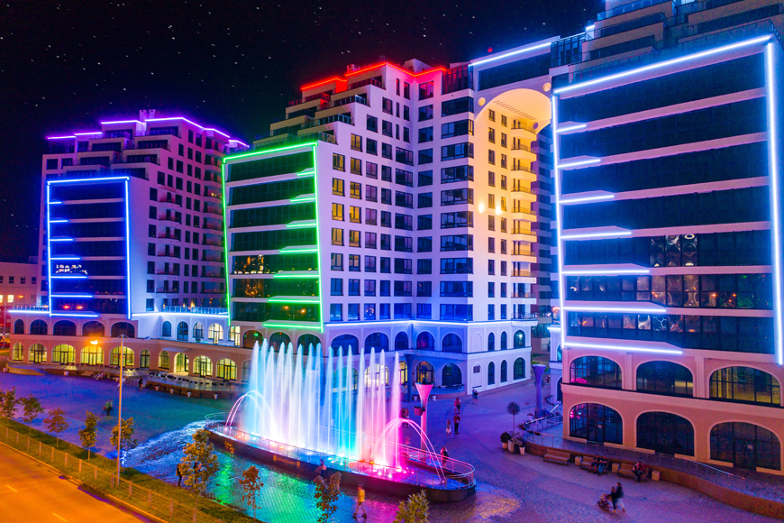 Мультимедийный фонтан "Дана Танец" - новая городская достопримечательность Минска