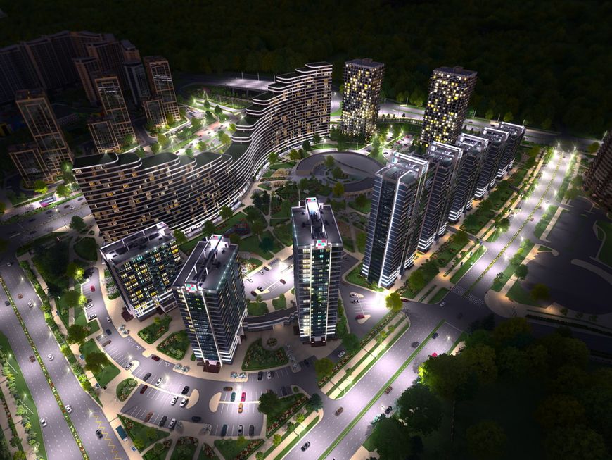 Строительство квартала "Эмиратс Люкс" в комплексе "Минск Мир" практически завершено