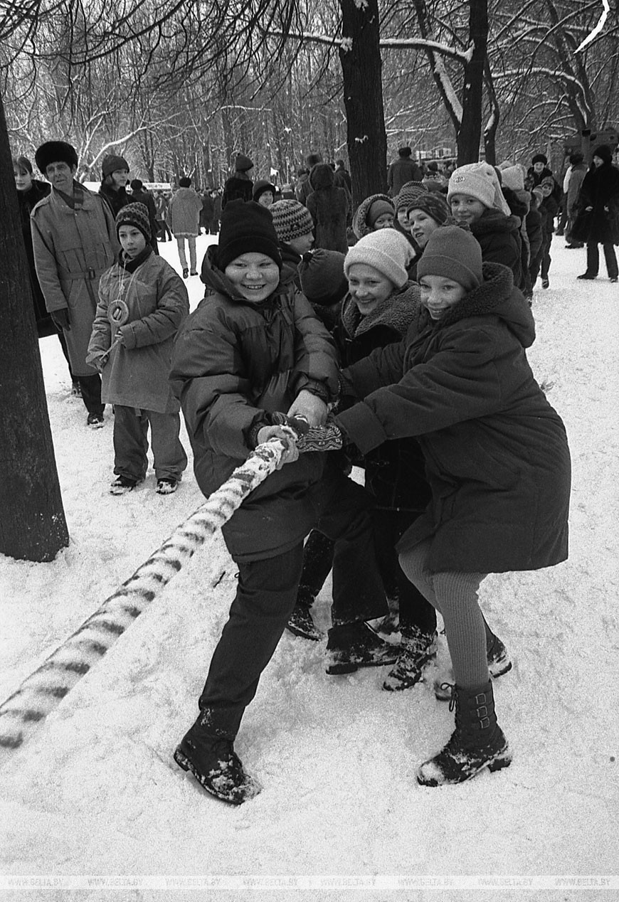 Праздник проводов зимы в Витебске, 2000 год