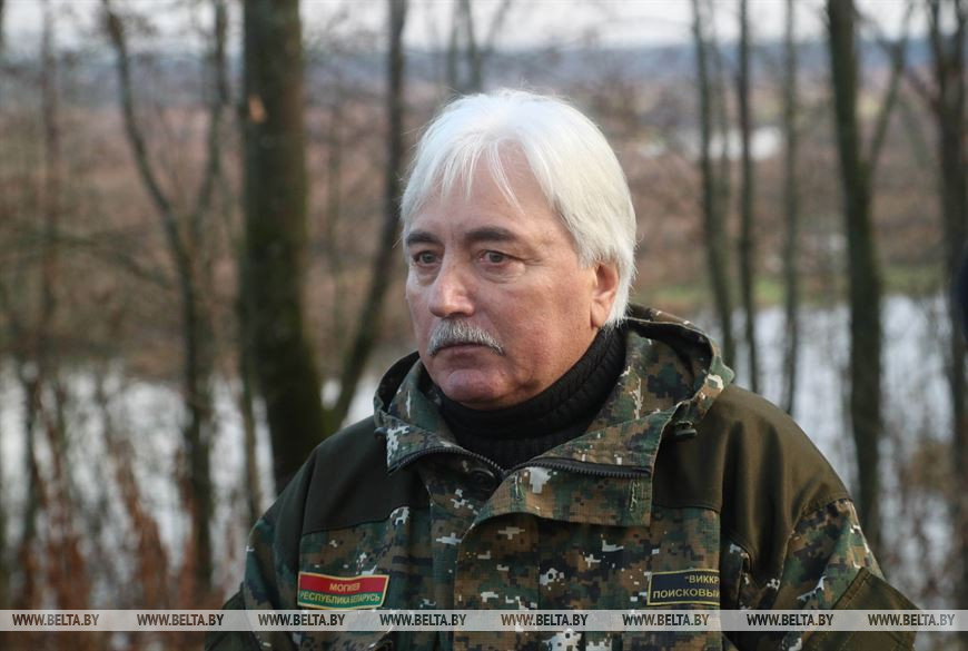 Руководитель историко-патриотического поискового клуба "Виккру" Николай Борисенко