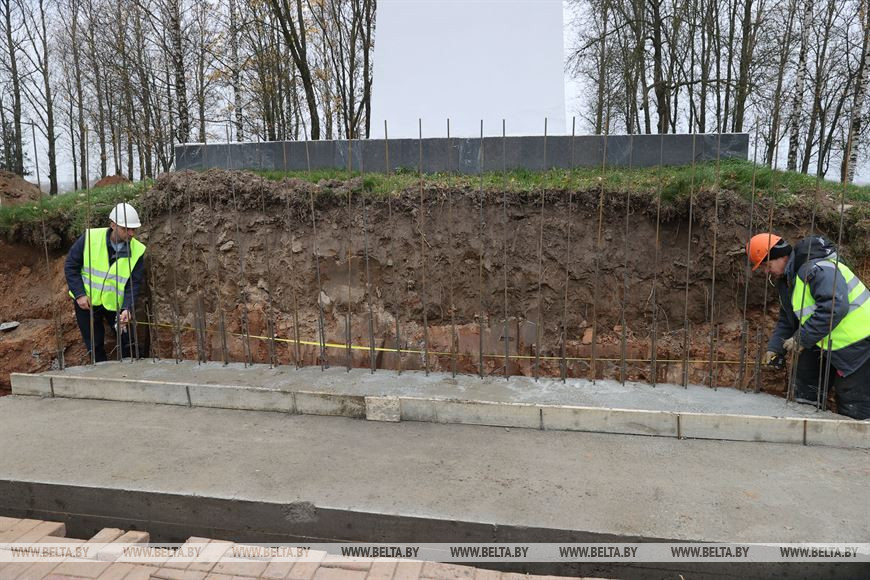 Во время монтажных работ Во время монтажных работ