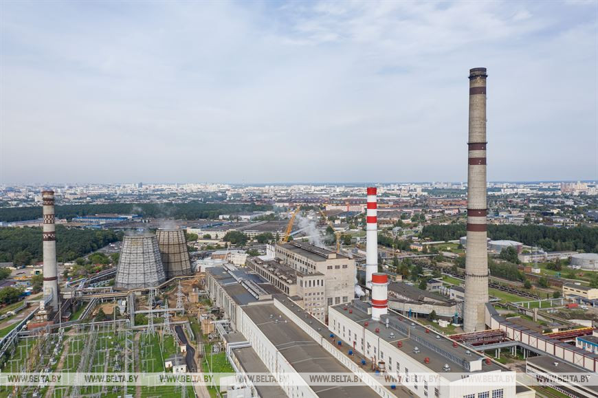 Минская ТЭЦ-3 с высоты