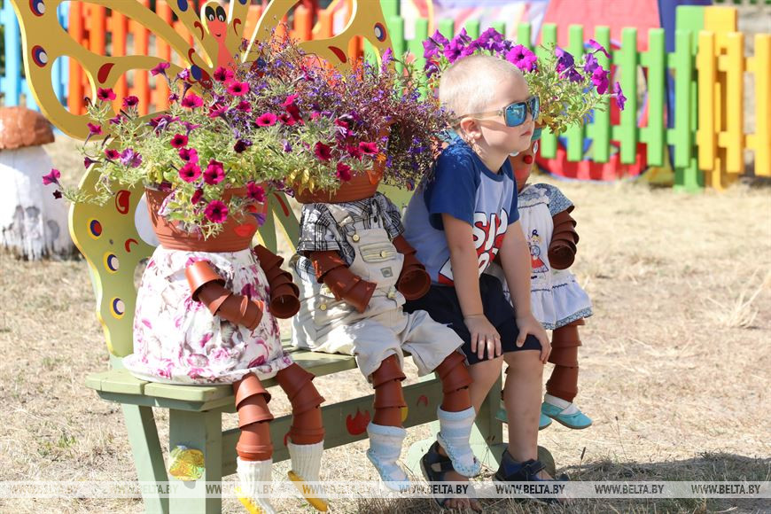 На территории нового детского сада На территории нового детского сада