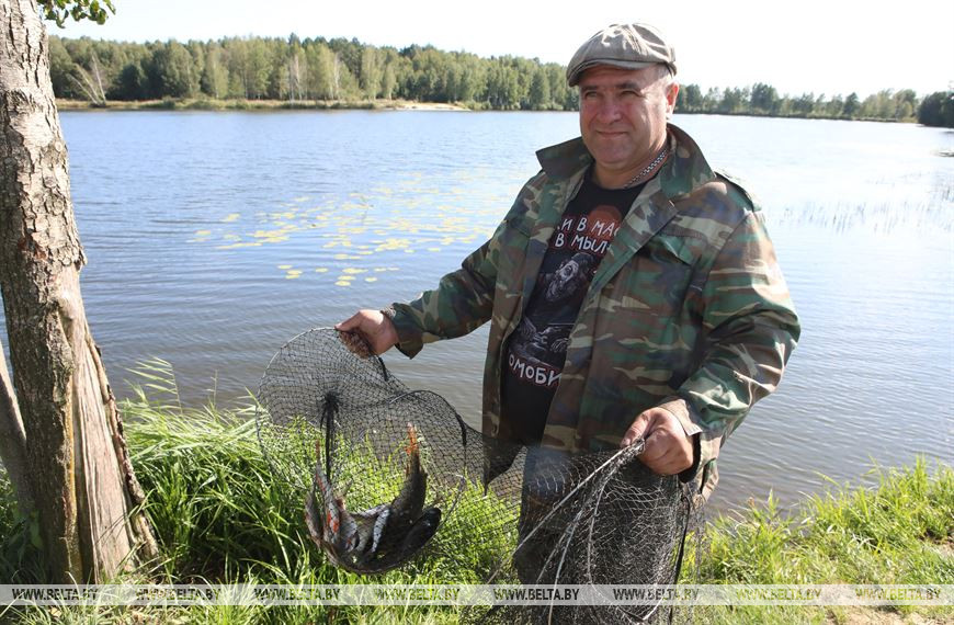 Рыбак из Гомеля Андрей Шурскский