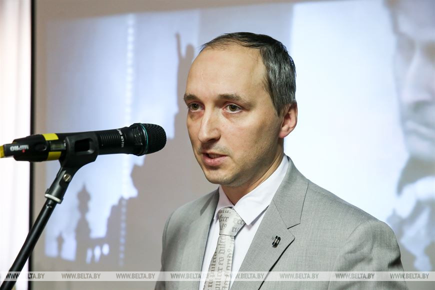 Заместитель директора по научной работе и издательской деятельности Национальной библиотеки Беларуси Александр Суша
