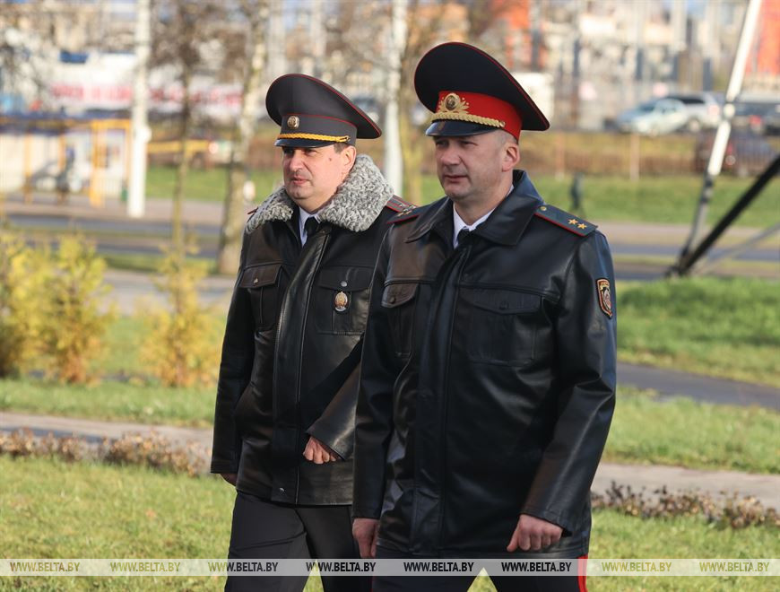 Иван Кубраков и начальник УВД Витебского облисполкома Андрей Любимов Иван Кубраков и начальник УВД Витебского облисполкома Андрей Любимов