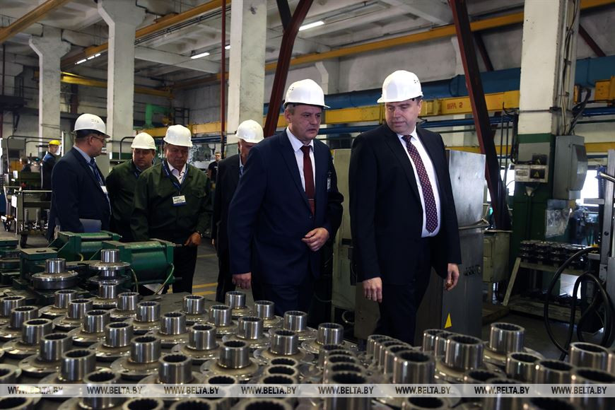 Во время посещения предприятия Во время посещения предприятия