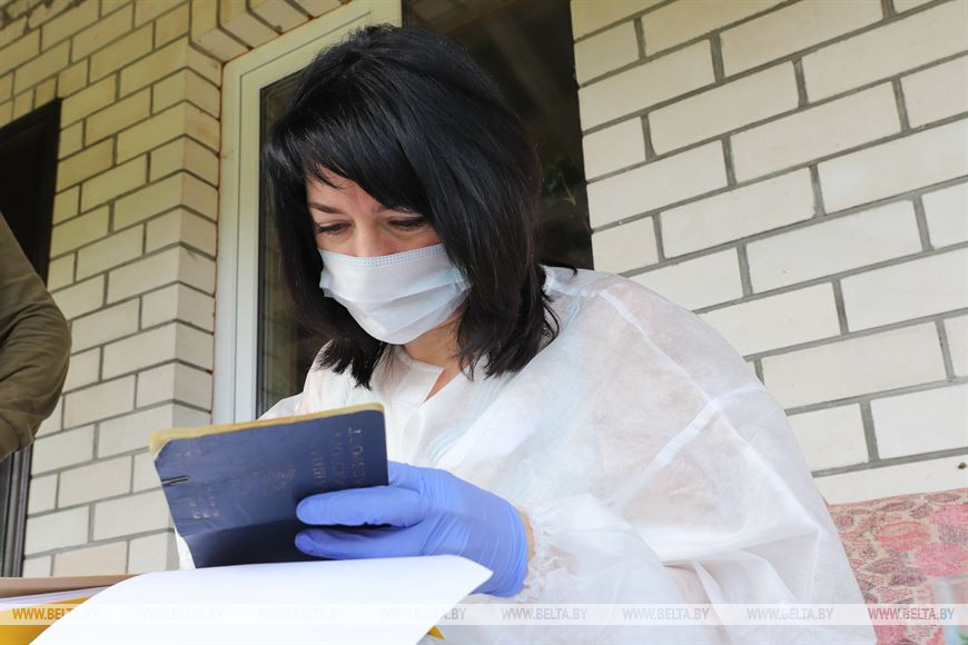 Во время выездного голосования Во время выездного голосования