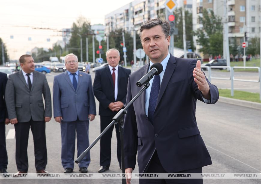 Председатель Витебского горисполкома Вадим Зарянкин во время выступления Председатель Витебского горисполкома Вадим Зарянкин во время выступления