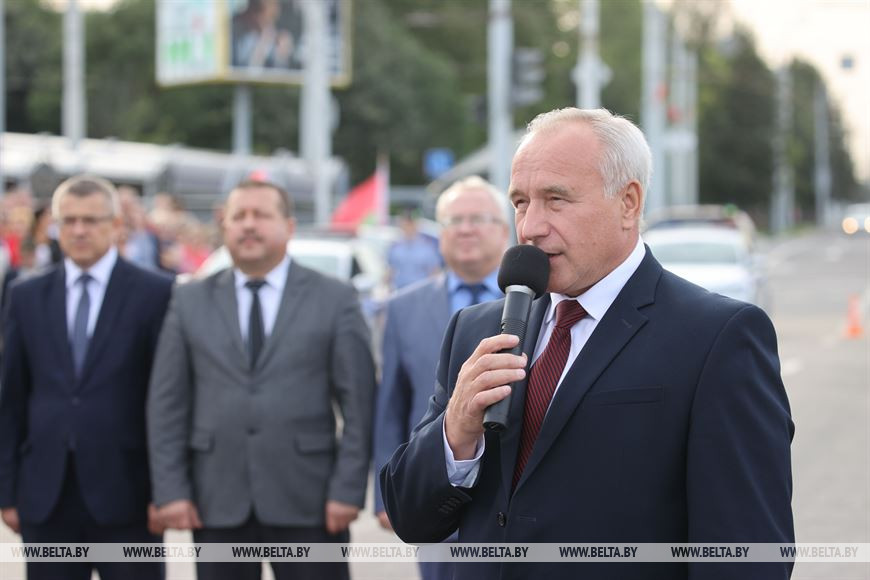 Председатель Витебского облисполкома Николай Шерстнев во время выступления Председатель Витебского облисполкома Николай Шерстнев во время выступления