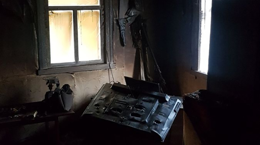 Место происшествия. Фото Гродненского областного УМЧС